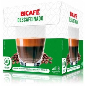 BICAFÉ Descafeinado (kawa bezkofeinowa) kapsułki do Delta Q - 10
