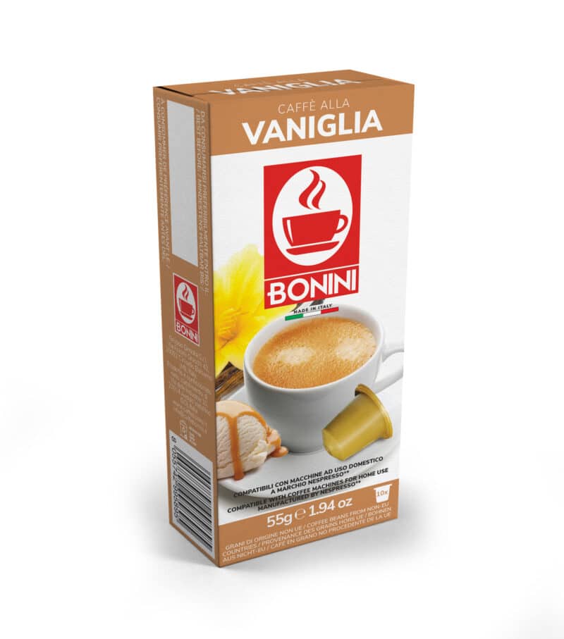 Bonini Vaniglia (kawa aromatyzowana waniliowa) - kapsułki do Nespresso - 10 kapsułek