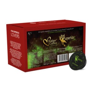 Italian Coffee Suberbia Intenso - 50 kapsułek kompatybilnych z Lavazza Firma