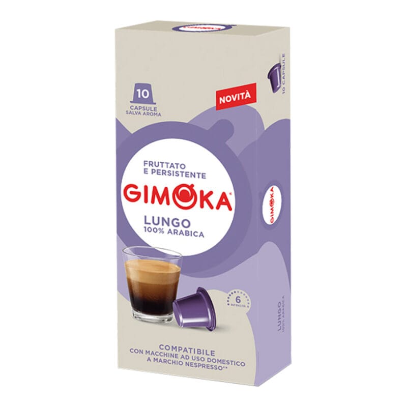 Lungo Gimoka kapsułki do Nespresso - 10 kapsułek