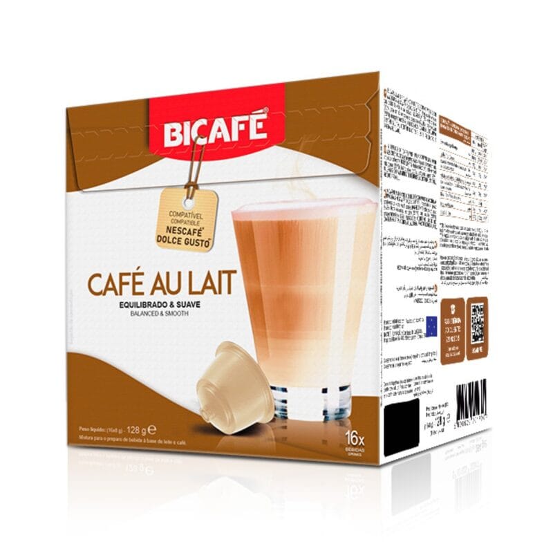BICAFE Cafe au Lait kapsułki do Dolce Gusto - 16 kapsułek
