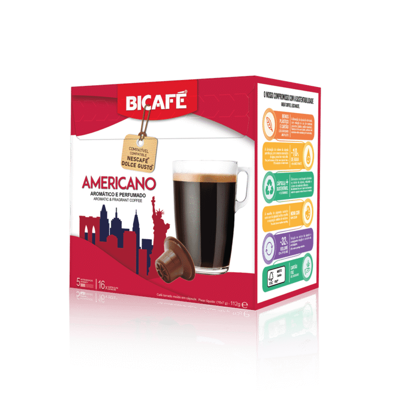 BICAFE Americano kapsułki do Dolce Gusto - 16 kapsułek